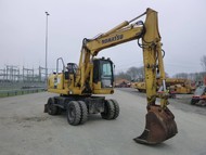 Аренда колесного экскаватора Komatsu PW160-7