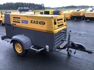 Аренда компрессора Atlas Copco XAS137 с 7 отбойными молотками